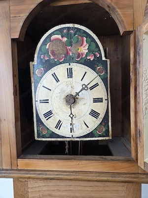 Standuhr massiv mit Schlagwerk Bild 3