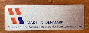 Servierwagen Beistelltisch Trolley aus Holz, vintage made in Denmark 1970er. Bild 3