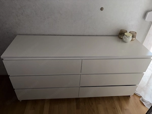 MALM Kommode mit 6 Schubladen 
