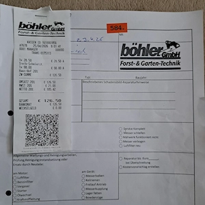 Benzinrasenmäher mit neuen Service Bild 2