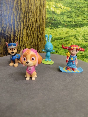 Tonie Figuren Set bestehend aus 2 Paw Patrol, Lichterkinder und Kikaninchen