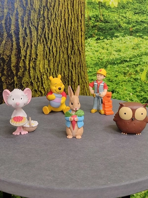 Tonie Figuren Set bestehend aus Bob der Baumeister, heule Eule, Winnie Puuh, Peter Hase und Tilda Ap Bild 2