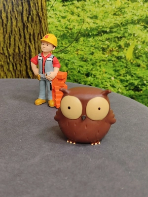 Tonie Figuren Set bestehend aus Bob der Baumeister, heule Eule, Winnie Puuh, Peter Hase und Tilda Ap Bild 6