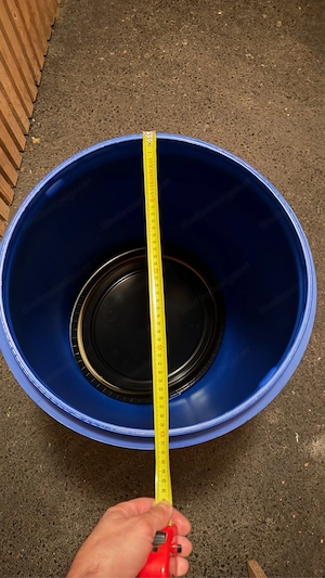 Regenwasser Tonne 120 Liter Fass Bild 4
