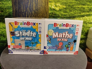 Brain Box Set bestehend aus Mathe für Kids und Städte der Welt