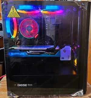 Gaming-PC (Ryzen 5 3600, 256GB M2 SSD, 1TB HDD, 16GB Ram, RX580 8GB, WLan) - TOP