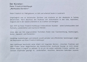 Peter Friedrich Kohlhaupt "Marktplatz Dornbirn" Bild 2