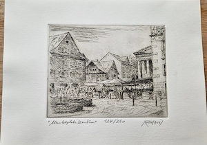 Peter Friedrich Kohlhaupt "Marktplatz Dornbirn"