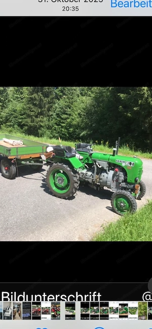 Traktor Steyr mit Hänger  Bild 4