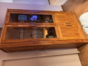 Vitrine   Wohnzimmerschrank    sehr guter Zustand Bild 2