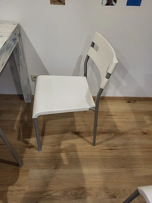 Holztisch inkl. Verlängerung und Stühle Bild 5