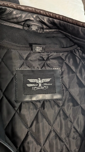 Belo Marlin Lederjacke   Herren, Gr. 5XL   Neuwertig! Bild 4