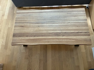     Eleganter Sofatisch aus Eiche   Handmade Look Bild 2