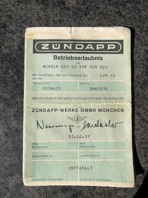 Zündapp GTS 50 Moped Bild 4