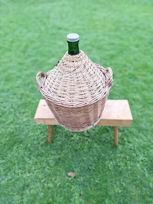 Korbflaschen für Schnaps 23 Liter