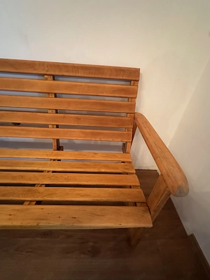 Hochwertige Massivholz-Sitzbank + Massivholz-Tisch | Top Zustand | einzeln oder als Set! Bild 6
