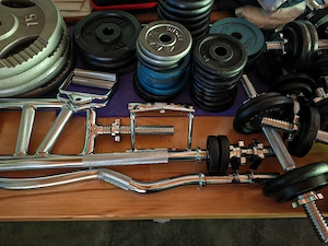 Fitness Gewichte, Gewichtscheiben, Hantel, Kurzhantel, Hantelstange Bild 5