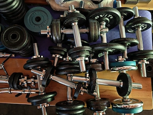 Fitness Gewichte, Gewichtscheiben, Hantel, Kurzhantel, Hantelstange Bild 3