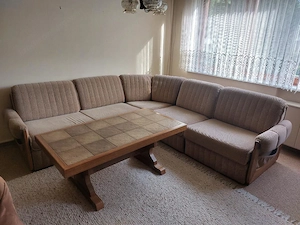 Wohnzimmer Sitzecke, Weiler Möbel, Guter Zustand. Bettfunktion Bild 2