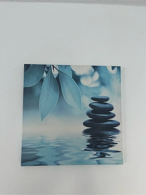 Modernes dekoratives Wandbild mit Zen-Steinen 40 x 40 cm Bild 2