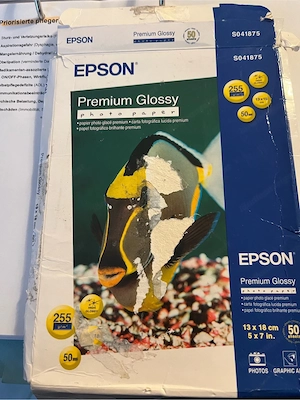 Epson Premium Glossy Fotopapier 13x18 cm   ca. 20 Blatt Hochglanz