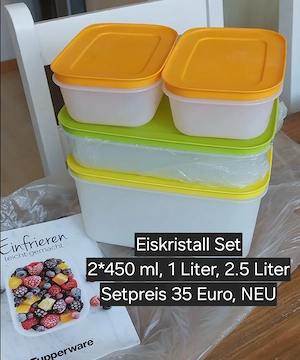 Eiskristall Set Tupperware NEU