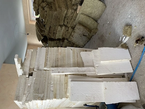 Dämmmaterial (ESP   Steinwolle) zu verschenken  Bild 2