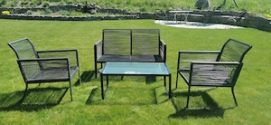 Gemütliche Gartensitzlounge