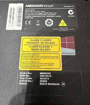 Laptop Notebook Medion  Bild 4