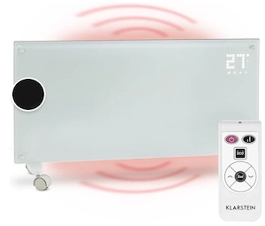  Klarstein Elektroheizung   2000W Konvektor Heizung mit Rollen 
