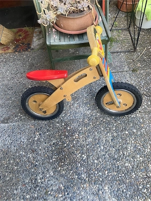 Laufrad aus Holz Bild 2