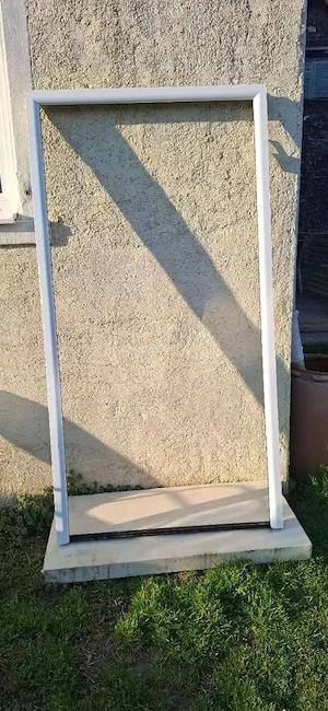 ALU Haustür weiß in Feldkirch  110 x 210 cm Bild 2