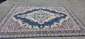 Teppich, blau,  wunderschön. 