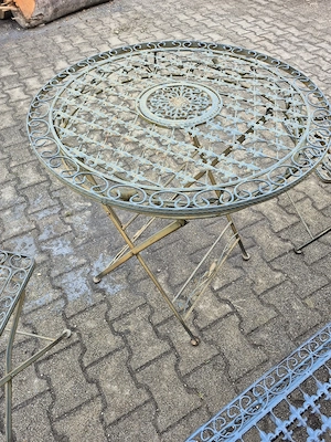 rustikale gartenmöbel Bild 3