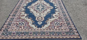 Teppich, blau,  wunderschön.  Bild 2