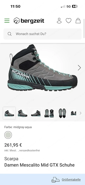SCARPA DA- Wanderschuh Grösse 40 neuwertig  Bild 5