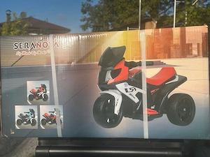Kindermotorrad mit Elektroantrieb