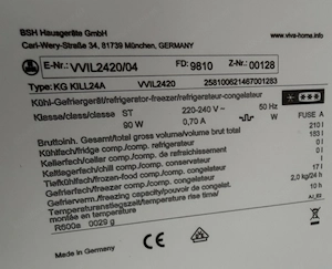 Kühlschrank + TK Fach *** Bild 3