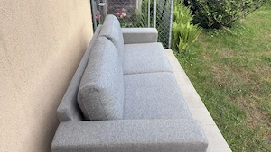 Couch   Sofa in Grau   gepflegter Zustan Bild 3