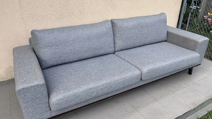 Couch   Sofa in Grau   gepflegter Zustan Bild 2