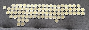 Euro-Sammlung: 78x 2  Sondermünzen (versch. Länder & Motive) + 1  Monaco