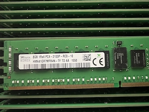192GB RAM - 24x SK Hynix 8GB DDR4 2133 MHz PC4-17000 Registered RAM Modul HMA41GR7MFR4N-TF, 288Pin Bild 2