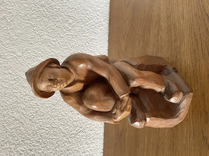 Schnitzfigur Motiv Hirtenbub