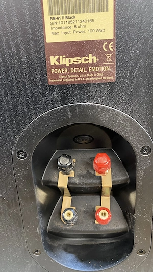 Klipsch Lautsprecherpaar RB61 100W 8Ohm Bild 4