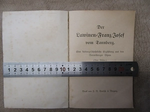 Der Lawinen Franz Josef 1883 Vorarlberg Arlberg 1928 Bild 4