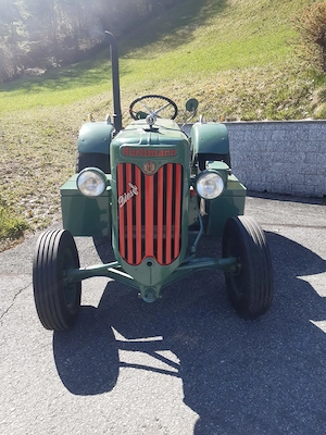 Oldtimer Traktor, Hürlimann D 200, Baujahr 1955 Bild 2