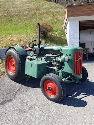 Oldtimer Traktor, Hürlimann D 200, Baujahr 1955