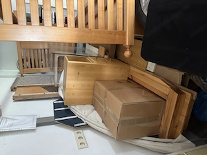 Vollholz Möbel 2 * Schrank Kleiderschrank 1 Einzelbett usw.  . Bild 4
