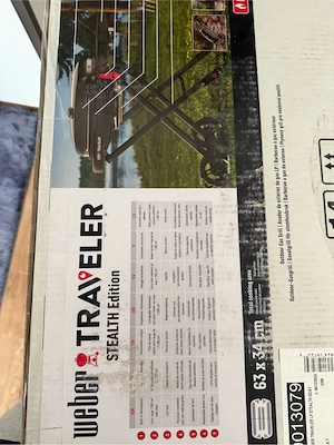 Weber Traveller Gasgrill Black NEU, unbenutzt & original verpackt Bild 6