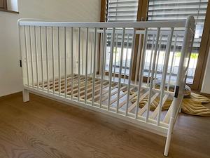 Kinderbett, multifunktionales Gitterbett